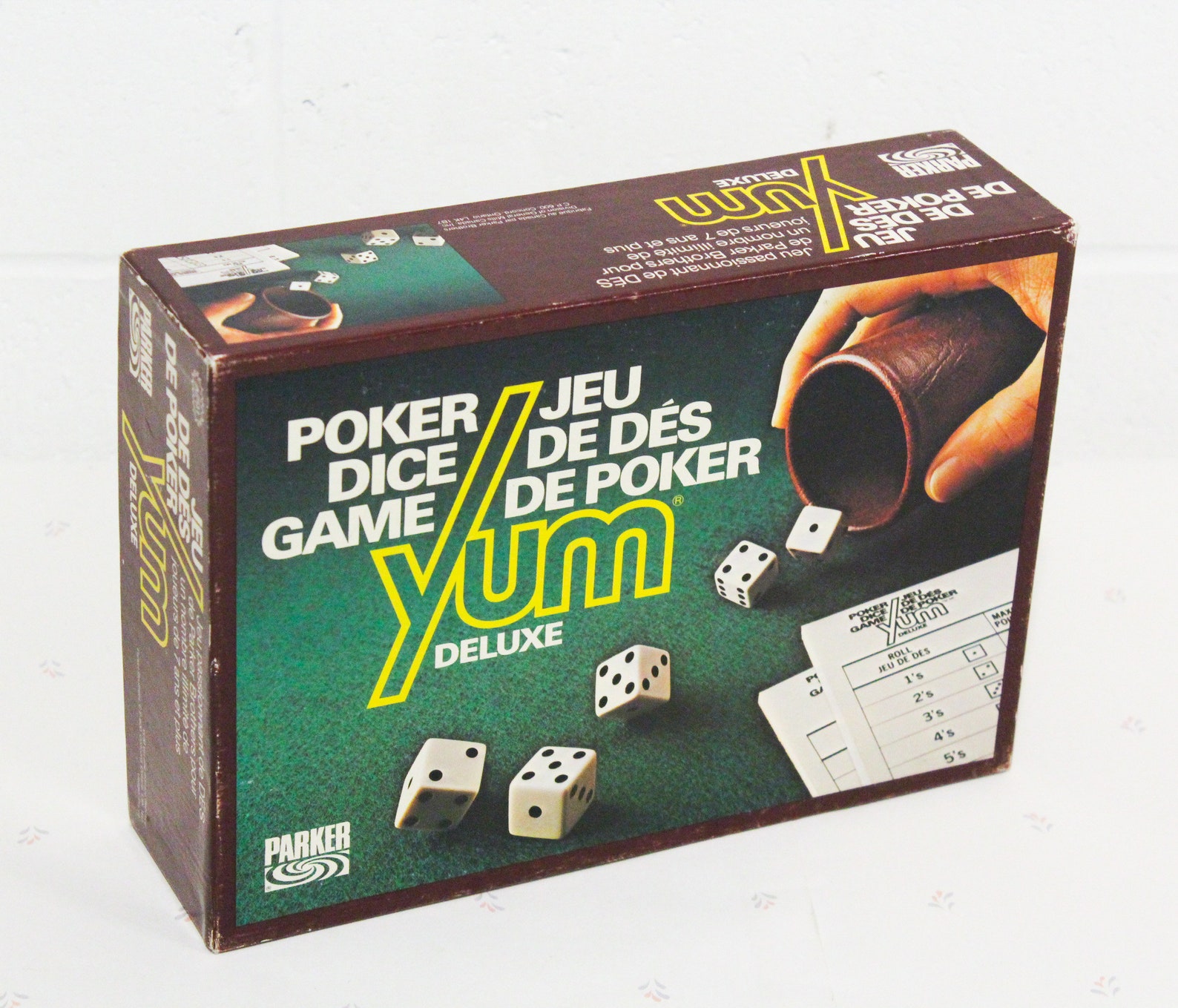 Parker Brothers Yum Poker Dice Game Yum Game 70s Vintage Etsy