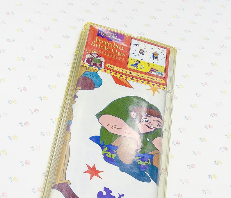 Vintage 90s Disney Hunchback Of Notre Dame Wall Decal Etsy