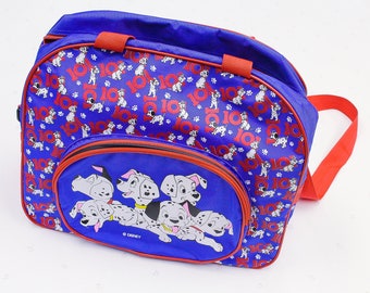 101 Dalmatians Duffle Bag, Overnight Bag for Child, 90s Disney Bag for Kid, Weekend Bag, Disney Kids Bag, Disney Dalmatians Shoulder Bag