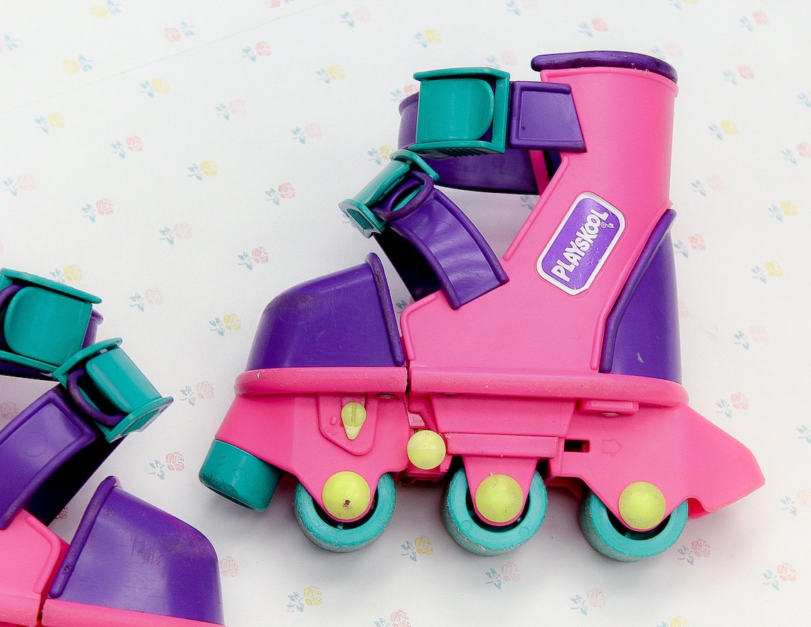 90s Vintage Playskool Adjustable Skates Retro Kids Roller Etsy