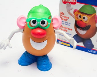 Zestaw plastikowych zabawek Playskool Mr Potato Head, zabawka dla dzieci z lat 90., zabawki do odgrywania ról, zabawki vintage dla dzieci, zabawka retro, zabawka dla dzieci z lat 90., fajna zabawka