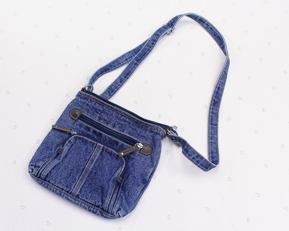 blue jean purse
