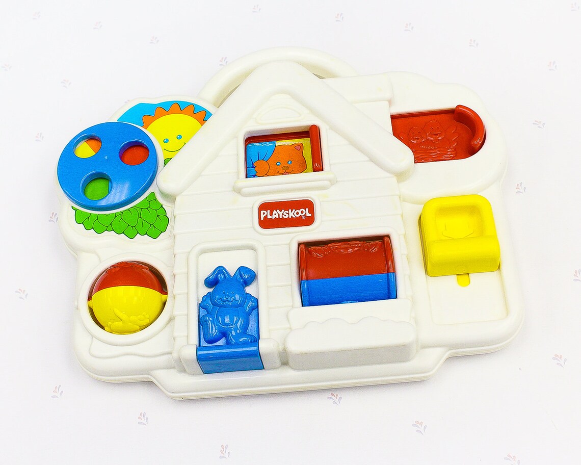 Vintage Playskool Activity Center Crib Toy for Baby Baby Etsy
