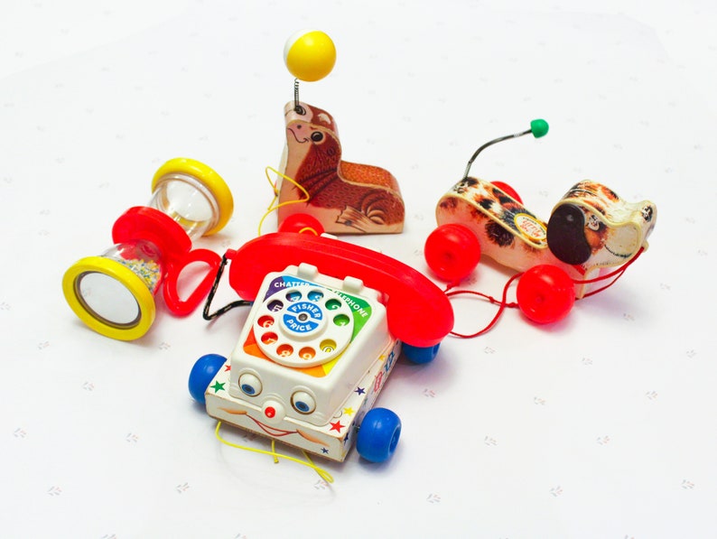 1970s Fisher Price Baby Toys 70s Vintage Toy Collection | Etsy