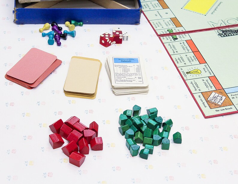 Vintage Monopoly German Game Monopoly Board Game Germany Etsy