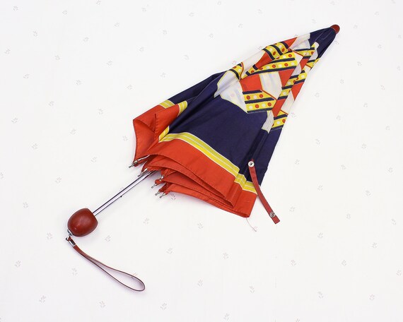 Vintage Umbrella, 70s Retro Umbrella, 1970s Vintag