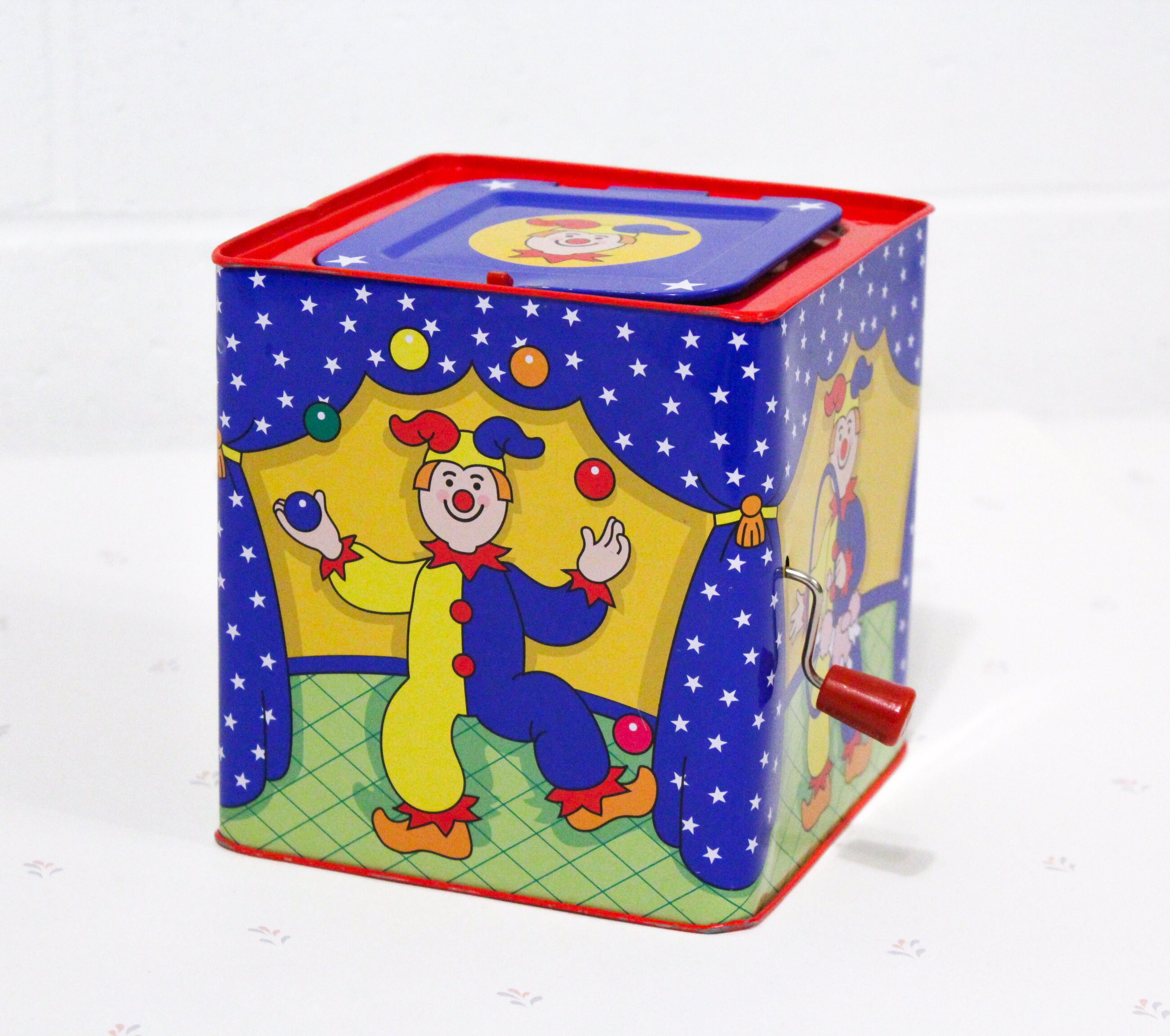 Schylling Circus Clown Jack In The Box Vintage Clown Box Etsy