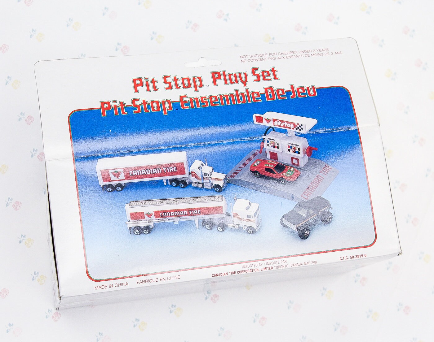 1980s Canadian Tire Pit Stop Play Set Rare Toys for Etsy