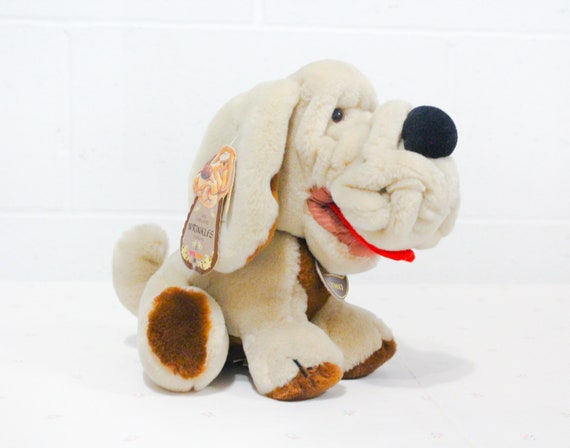 Vintage Wrinkles Dog Plush Toy Small Plush Dog Toy for Kid 80s Toys for Kids Stuffed Dog Stuffed Toy Dog Etsy Canada