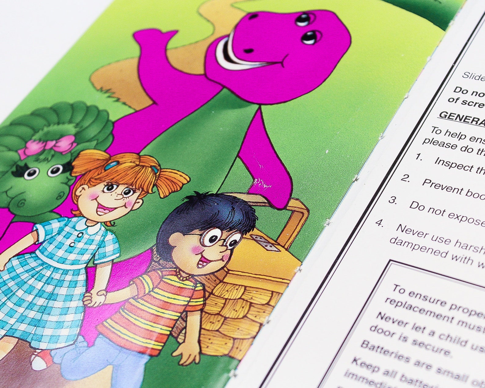 Vintage Barney Sound Story Book for Kids 90s Kid Books Etsy UK