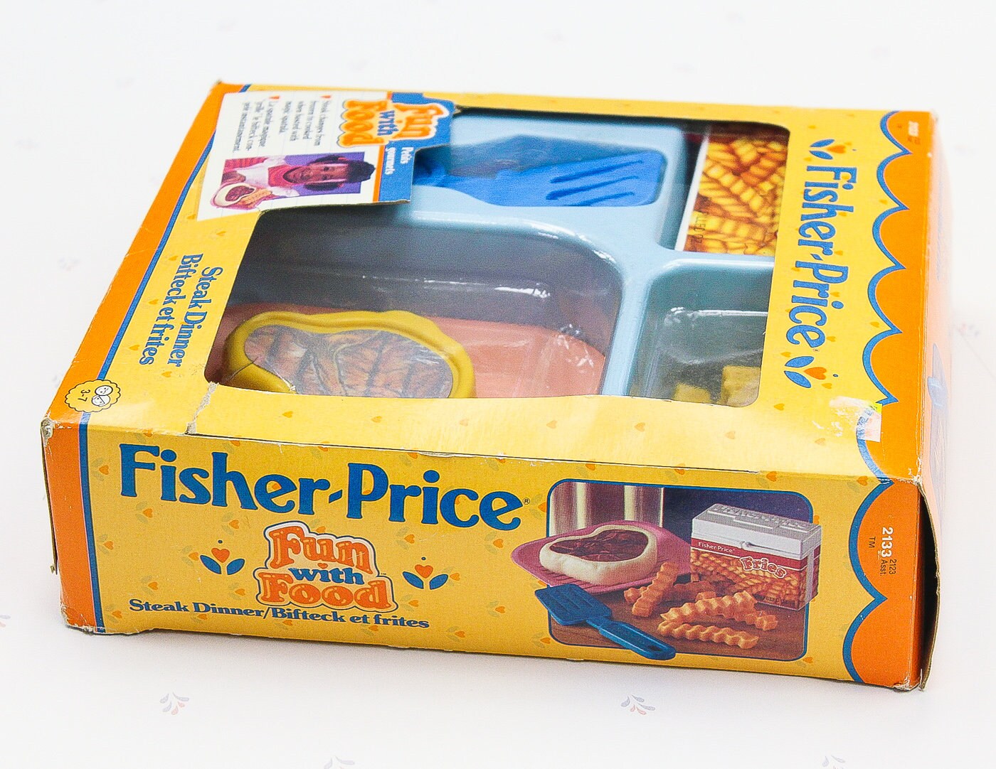 Vintage Fisher Price Fun with Food Steak Dinner Vintage Toys Etsy