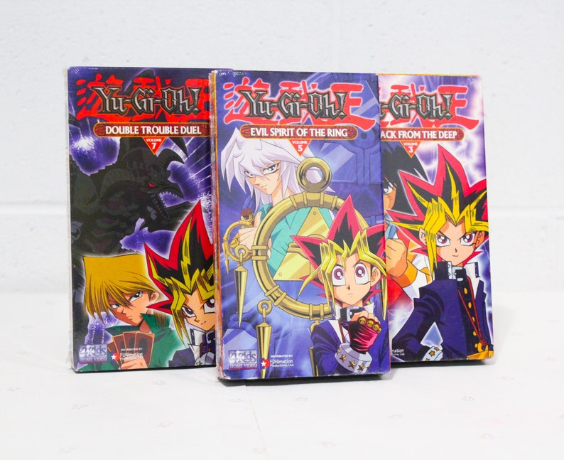 Yugioh Vhs Tape Anime Collection, Yu Gi Oh VHS Movies, Sealed VHS Tapes, Kazuki Takahashi Anime VHS, image 2