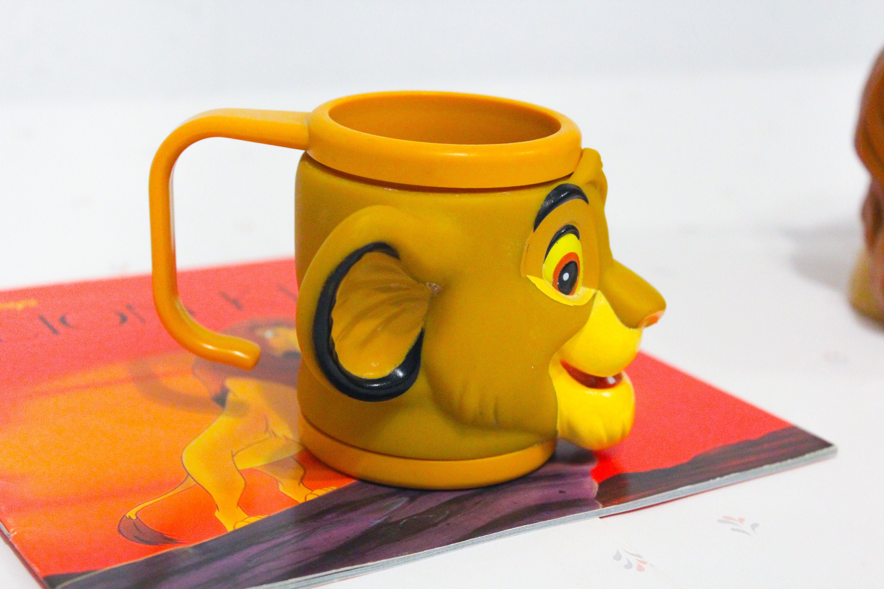 Vintage Disney Lion King Simba Mug Plastic Mug for Kids 90s Etsy