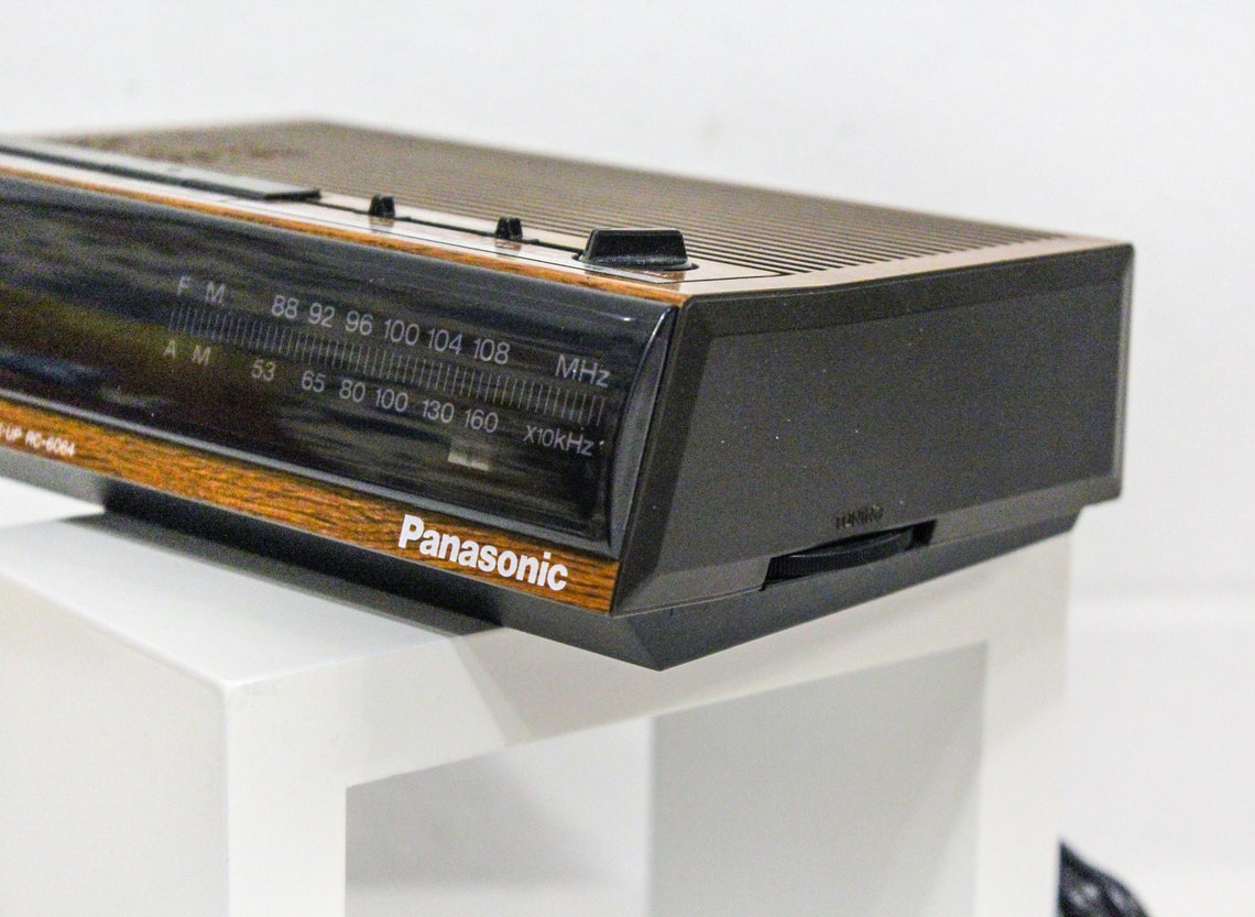 Panasonic AM FM Clock Radio Alarm Clock 80s Retro Alarm Etsy