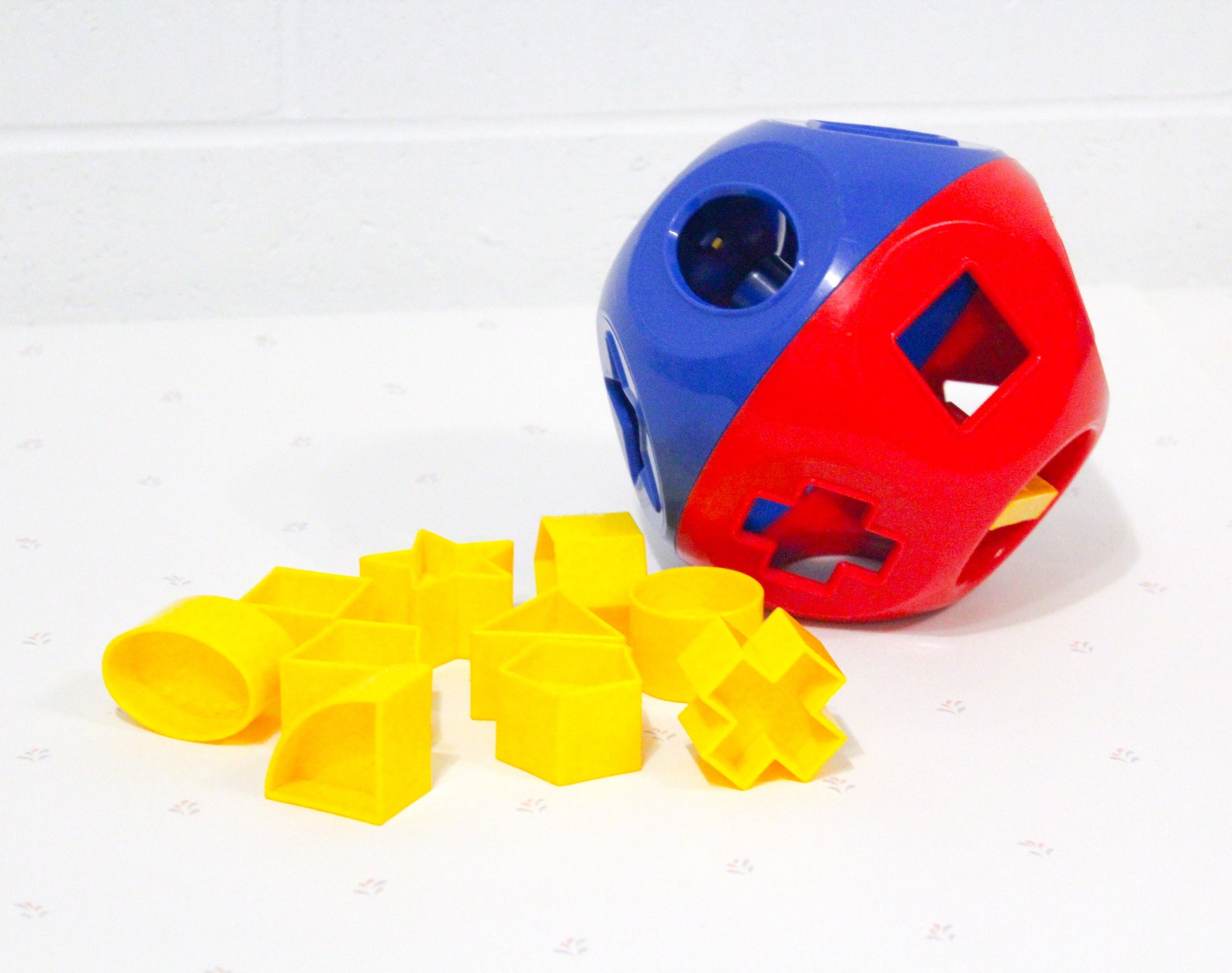 Vintage Tupperware Shape Sorting Toy Tupperware Toy for Baby Etsy