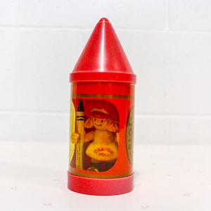 Muñeca de crayón roja Talbot Toys vintage de 1982, figura de juguete de crayón en paquete, muñeca coleccionable, muñeca rara, muñecas coleccionables de juguete raras