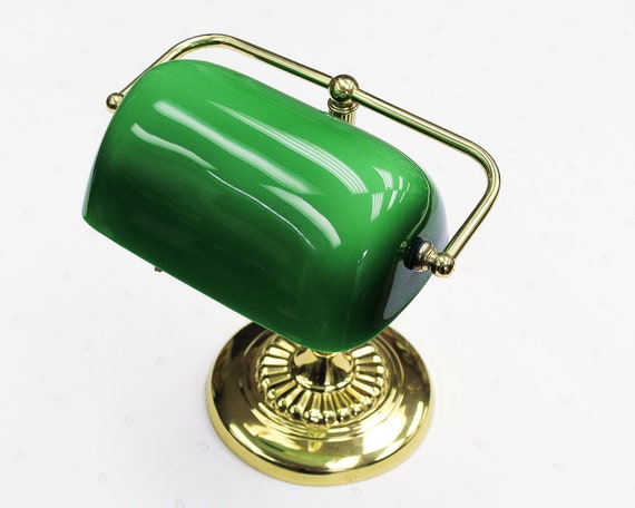 Vintage Desk Lamp Library Lamp Bankers Lamp Green Lamp For Etsy