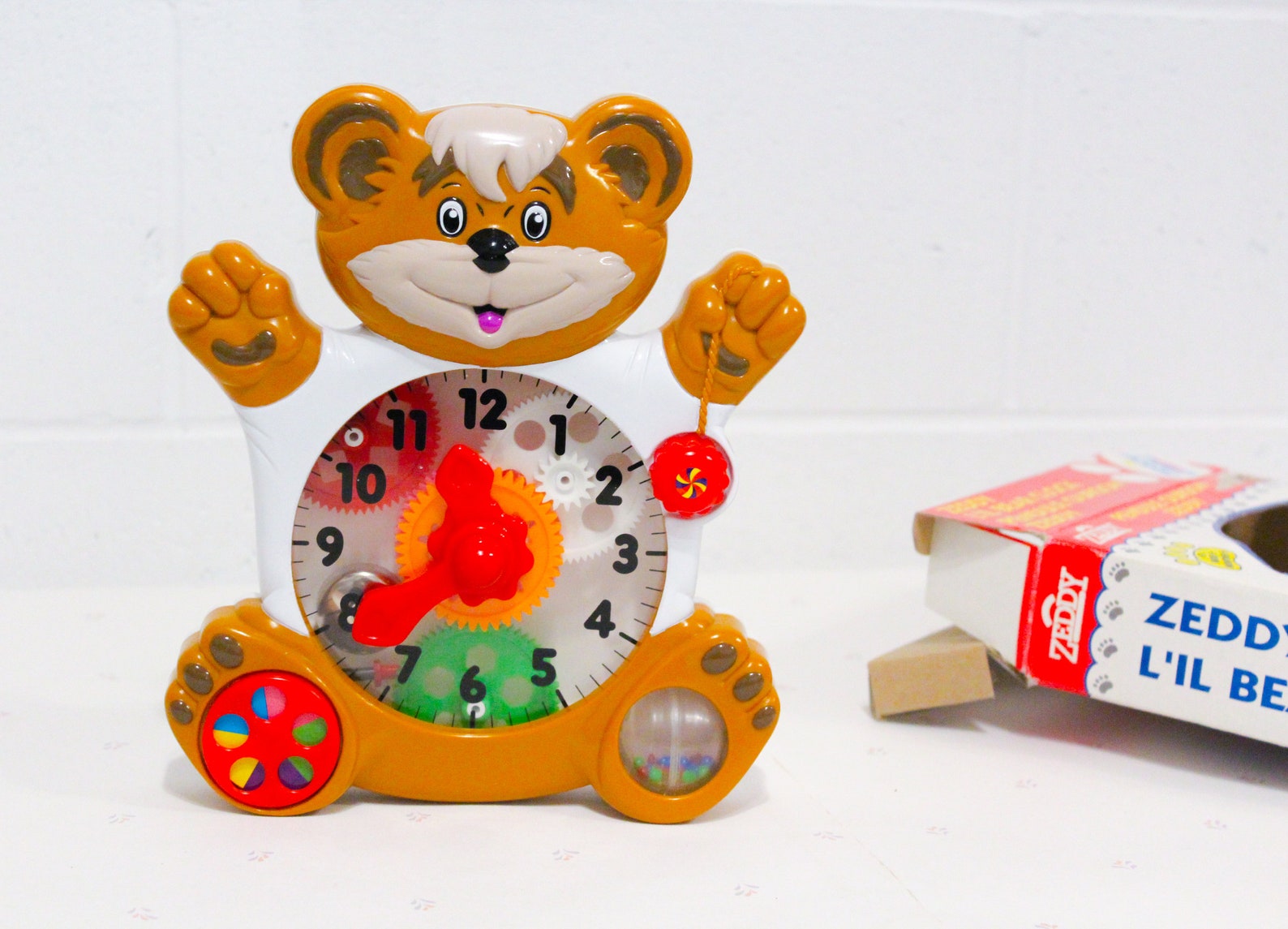 Vintage Zeddy Clock for Child Zeddy Bear Clock Toy for Etsy UK