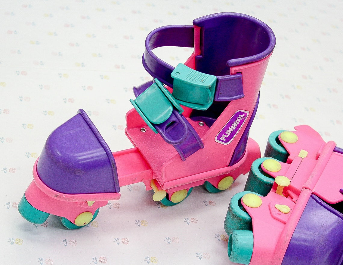 90s Vintage Playskool Adjustable Skates Retro Kids Roller Etsy