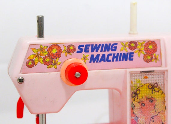 90s Vintage Kids Sewing Machine, Vintage Kawaii Toys for Girls