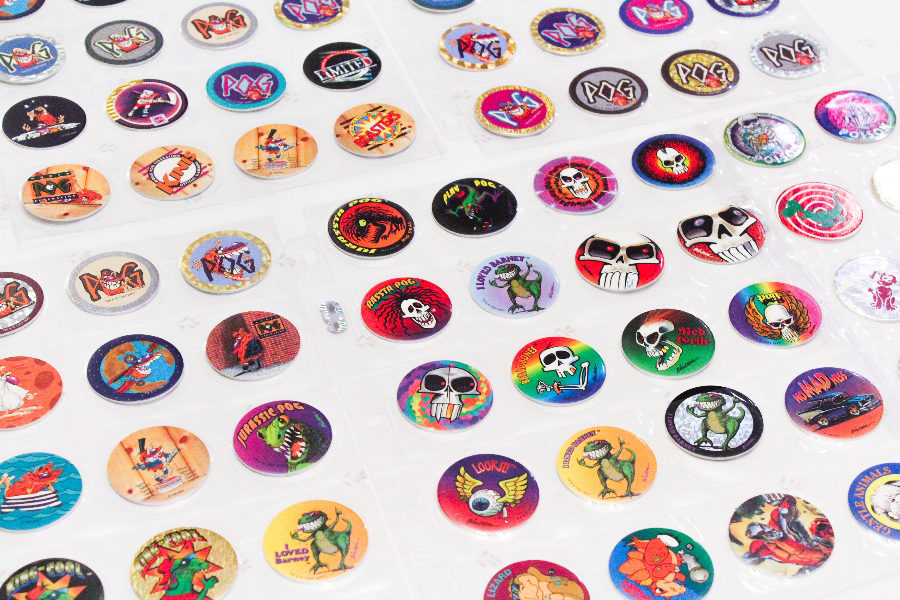 90s Vintage Pog Set 90s Pogs for Kids Collectible Pogs 90s Etsy