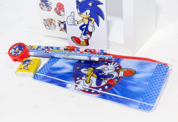 ヴィンテージ セガ ソニック・ザ・ヘッジホッグ ペンケース、90年代