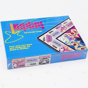 Gioco da tavolo vintage Airplay anni &#39;80, giochi da festa anni &#39;80, giochi da tavolo per serate di gioco in famiglia, regalo musicale per coppia, gioco musicale per bambini, giochi rari