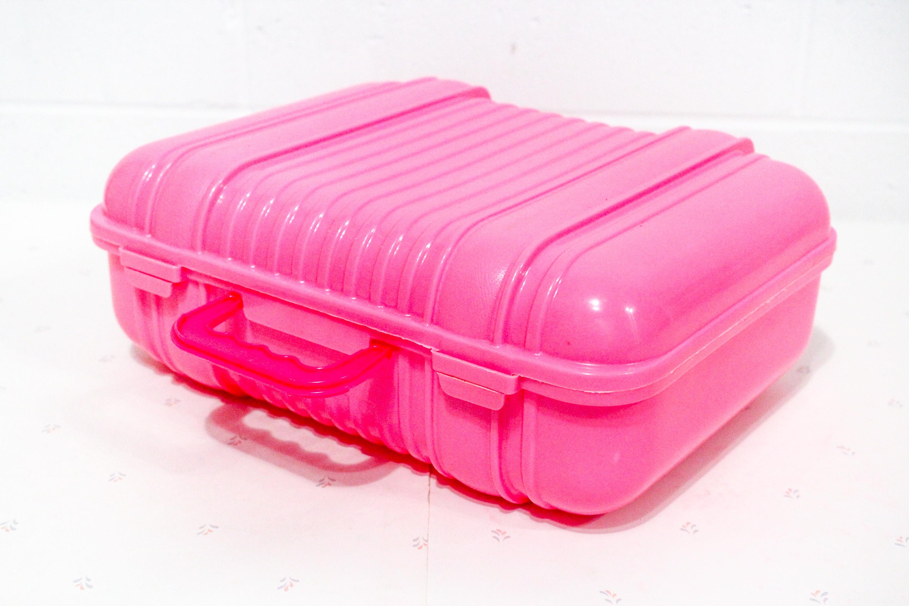 Hot Pink Barbie Case Carrying Case for Dolls Vintage Barbie Etsy