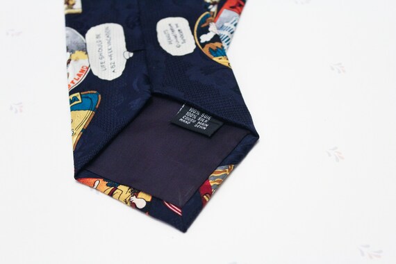 Vintage Snoopy Tie for Men, Silk Necktie, Vintage… - image 7