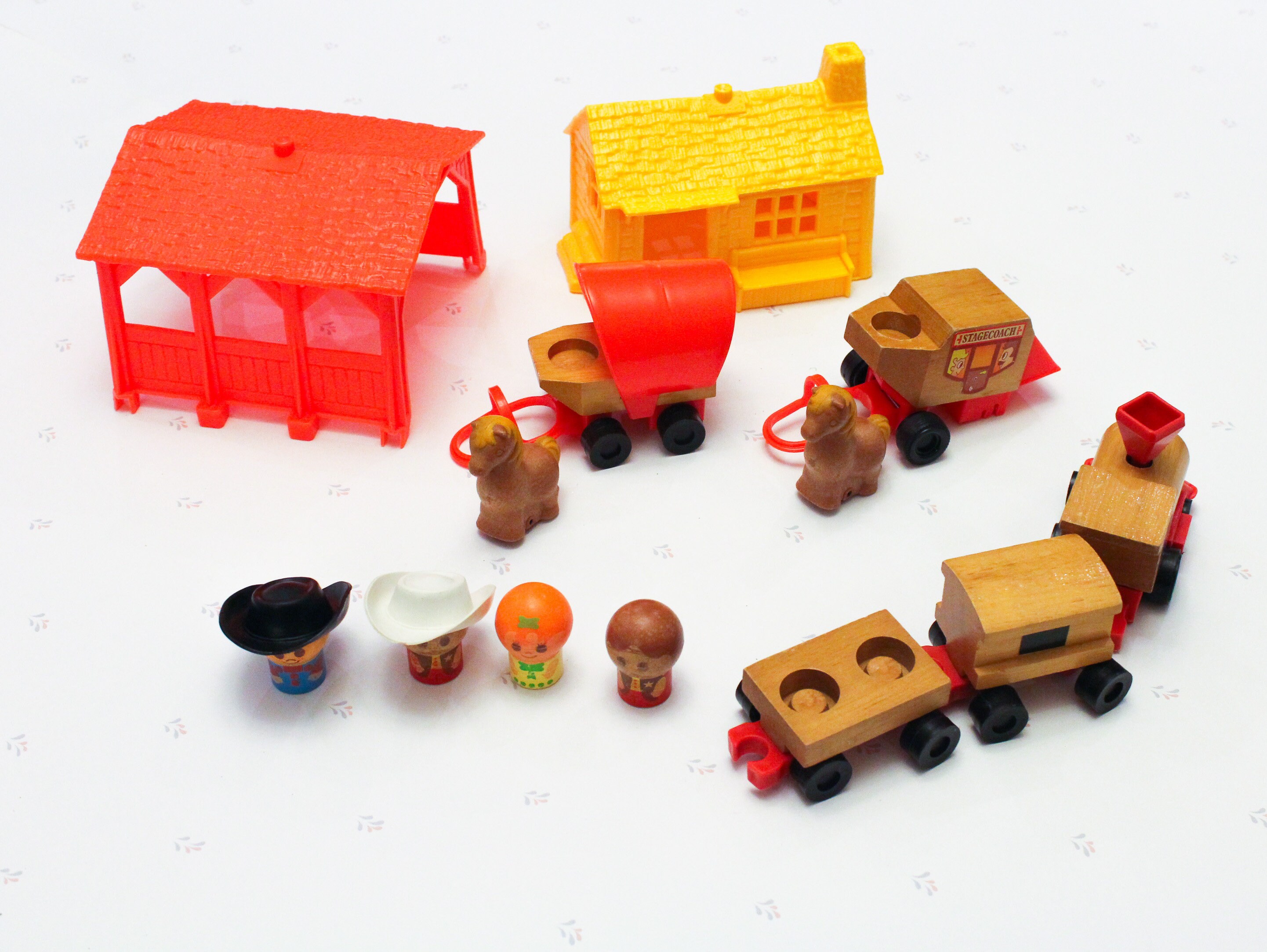 70s Vintage Mattel Putt Putt Toy Train Set Preschool Toys for Etsy