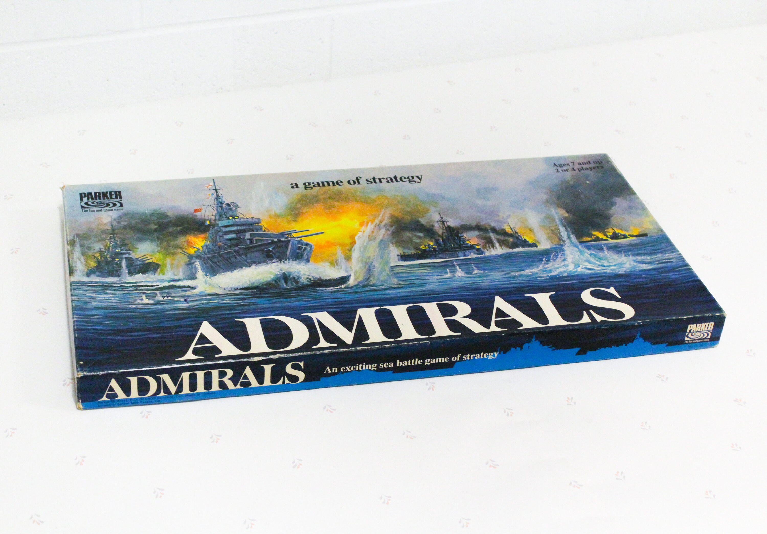 1970s Admirals Game Sea Battle Strategy Game Collectible Game Etsy