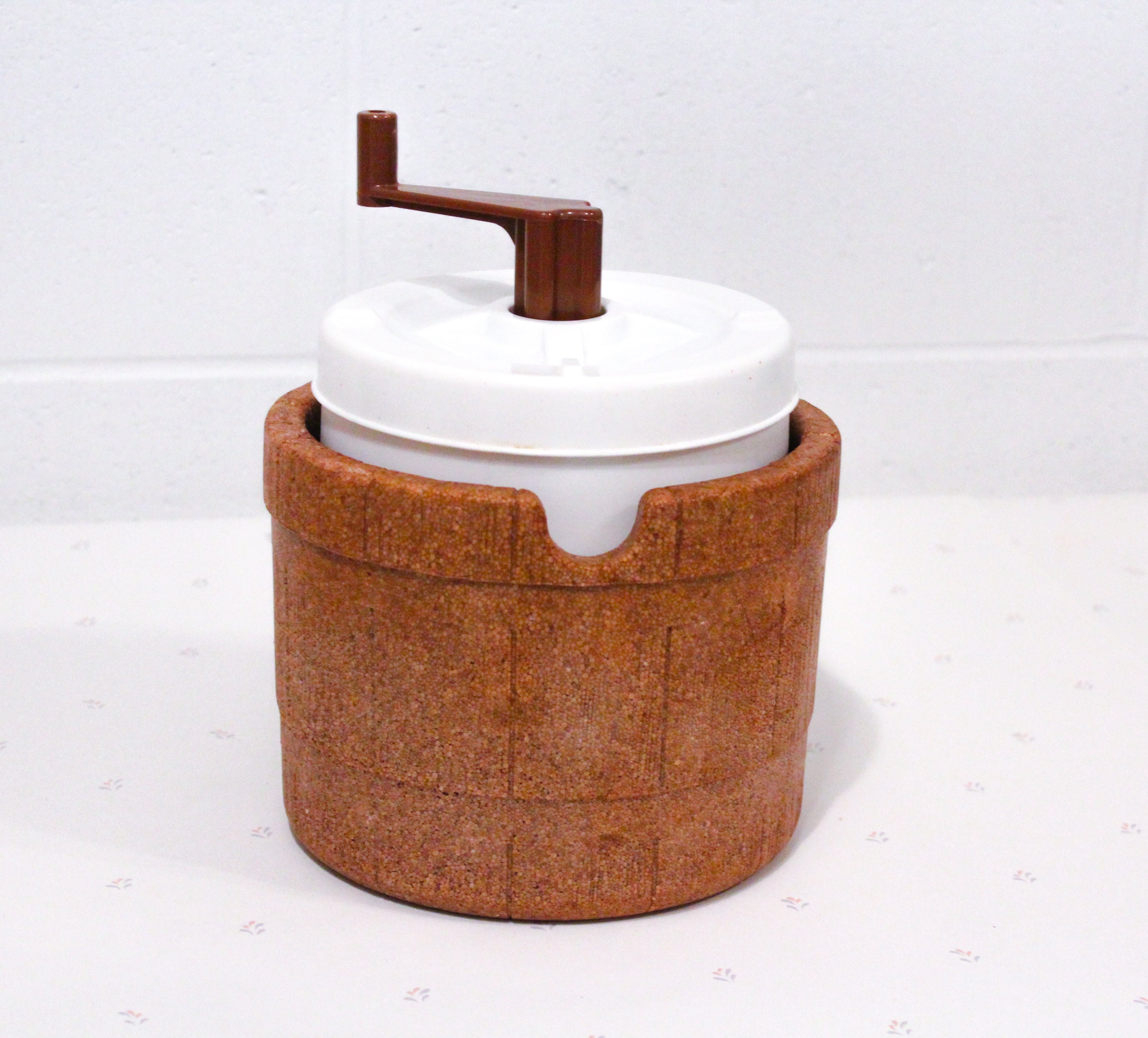 70s Vintage Ice Cream Maker 1 Quart Hand Crank Ice Cream Etsy