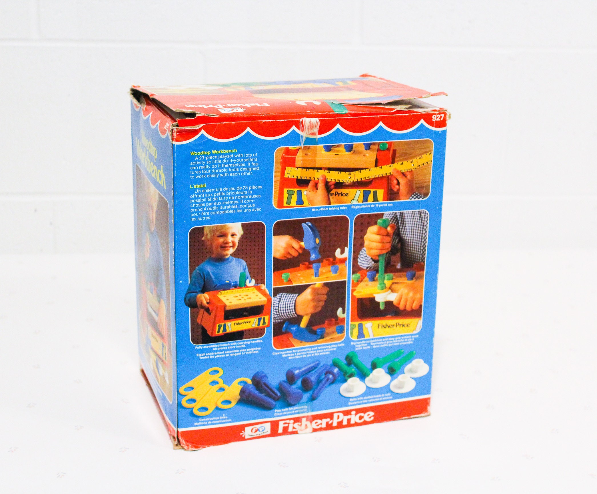 Vintage 1985 Fisher Price Musical Activity Center Baby Crib