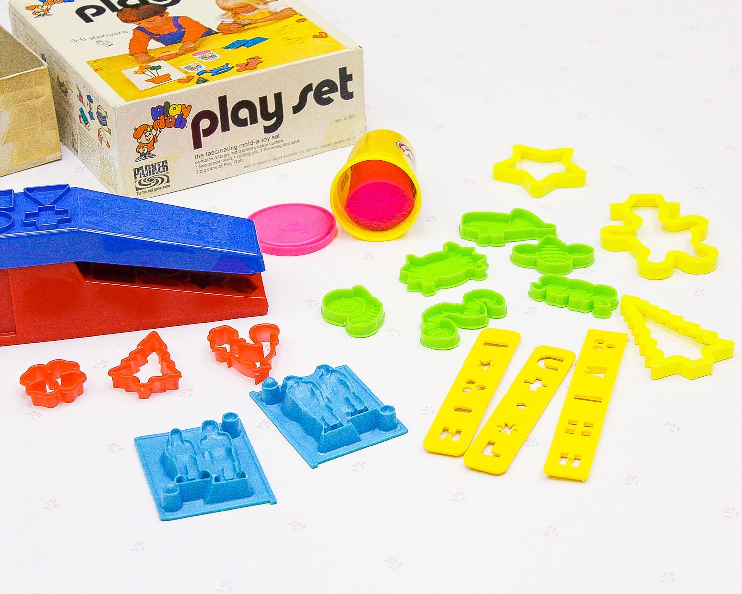 Vintage Play Doh Play Set Vintage Play Dough Molding Toys for Etsy