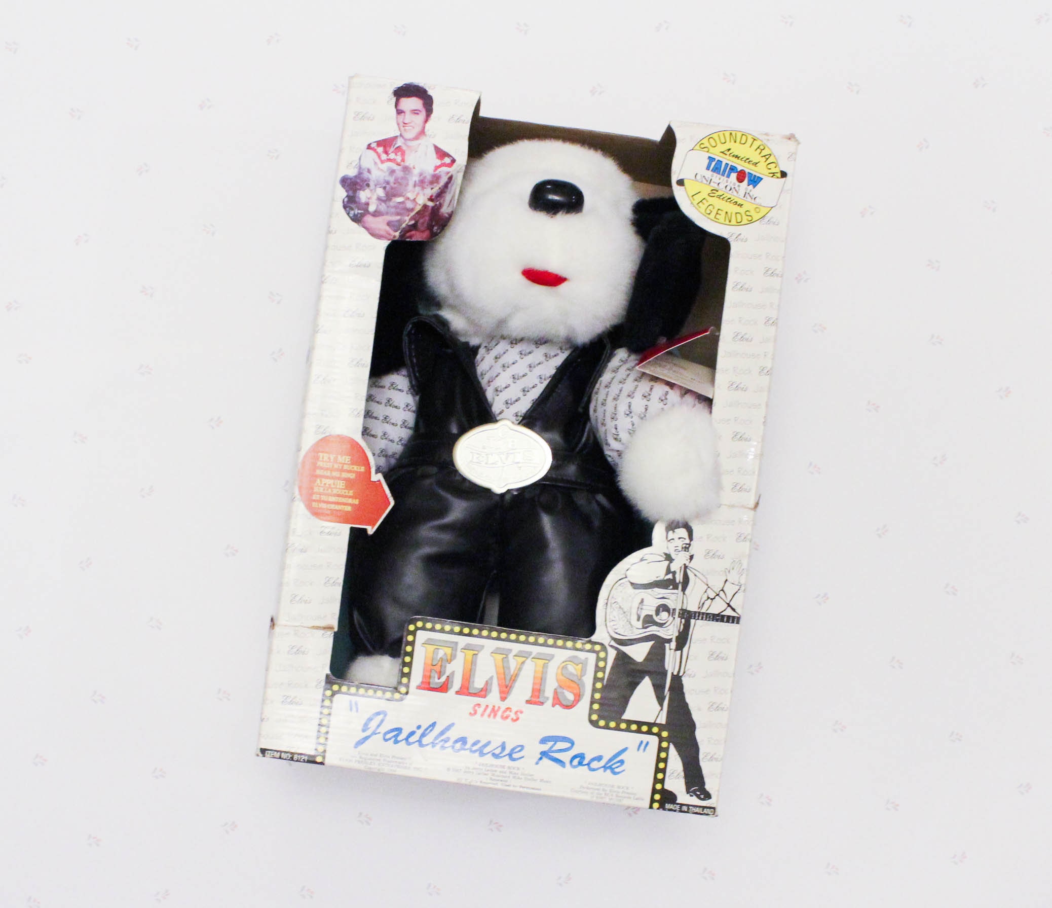 Vintage Elvis Jailhouse Rock Singing Dog Plush Toy Elvis Dog Etsy