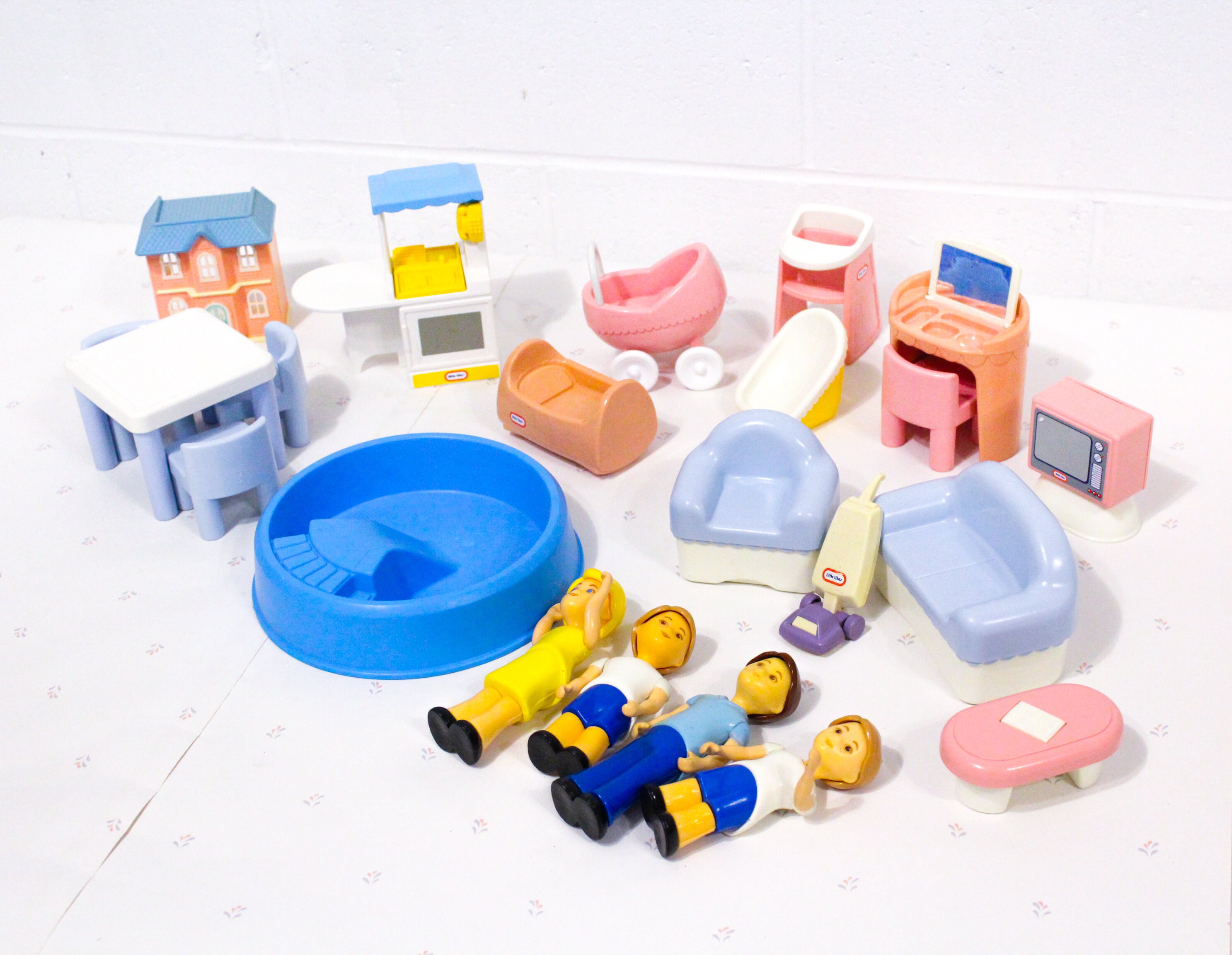 90s Vintage Little Tikes Toy Set Kids Toy Dollhouse Furniture Etsy