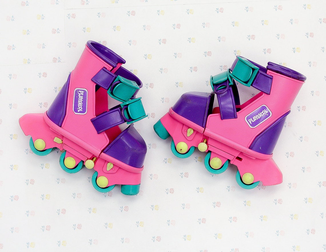 90s Vintage Playskool Adjustable Skates Retro Kids Roller Etsy