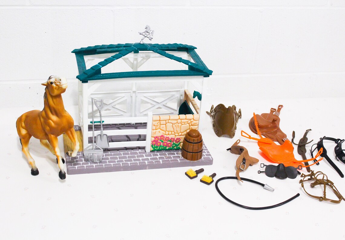 Grand Champion Empire Horse Toy Stable Vintage Horse Stable Etsy