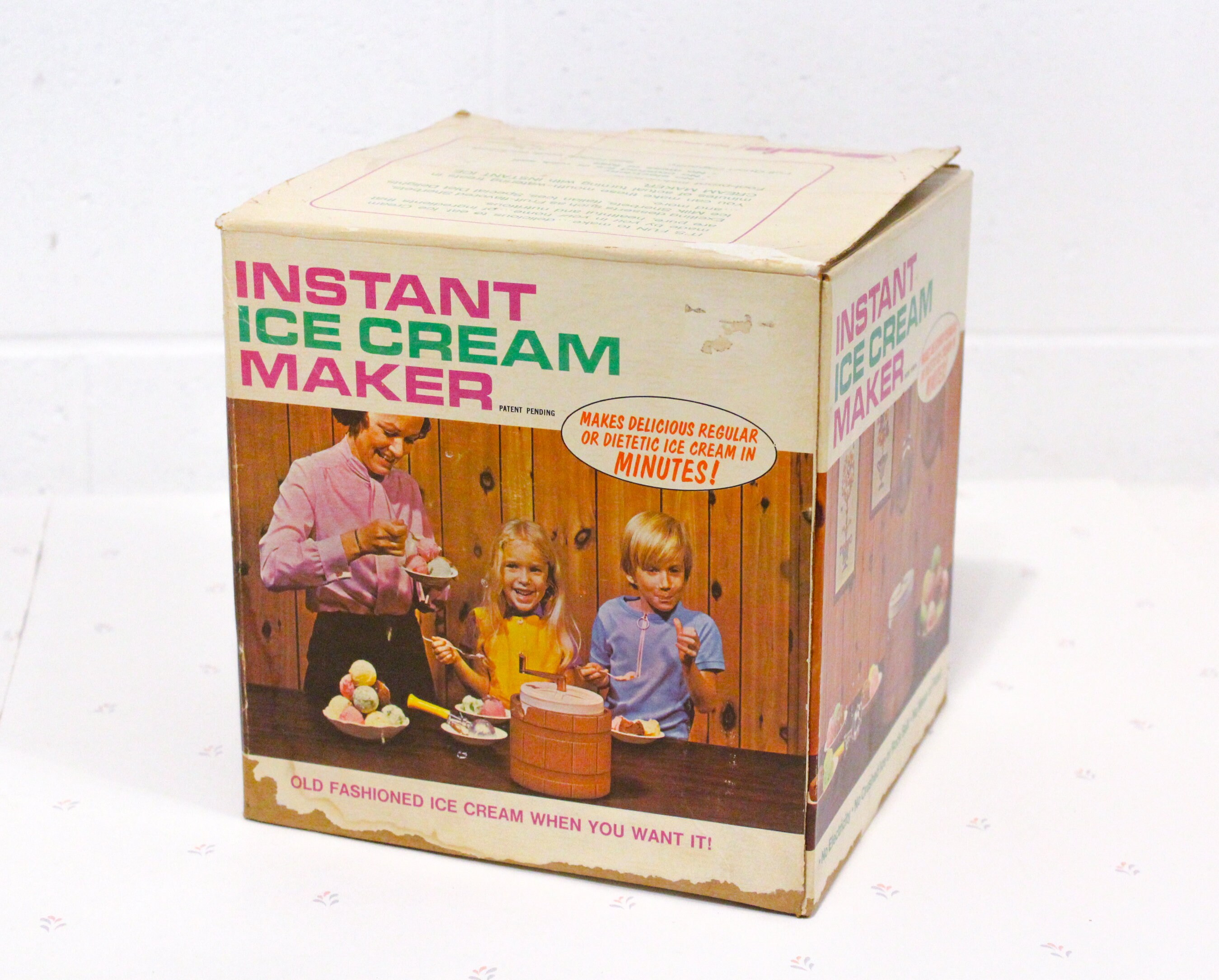 70s Vintage Ice Cream Maker 1 Quart Hand Crank Ice Cream Etsy