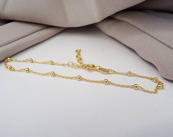 6.3 mm Brass//Nickel Shoulder Bag Purse Ball Chain Ballchain Strap Made In USA