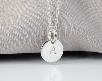 PERSONALISED 925 Sterling Silver Unique Personalised Initial Letter Pendant Necklace Gift Idea