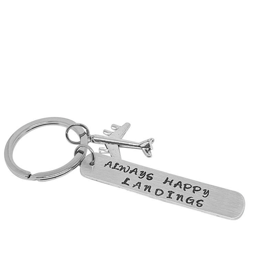 Gift for Flight Attendant Travel Gift Pilot Keychain Always Etsy