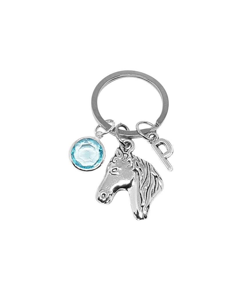personalized horse keychain