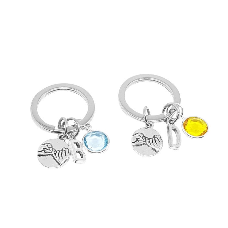 Bridesmaid Keychain Pinky Promise Keychain Bridesmaid Present Bestfriend Keychain Pinky Swear Promise Bff Keyring Purse Charm Planner