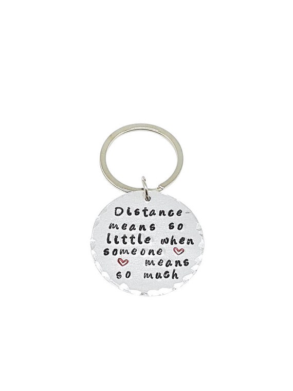 etsy long distance keychain
