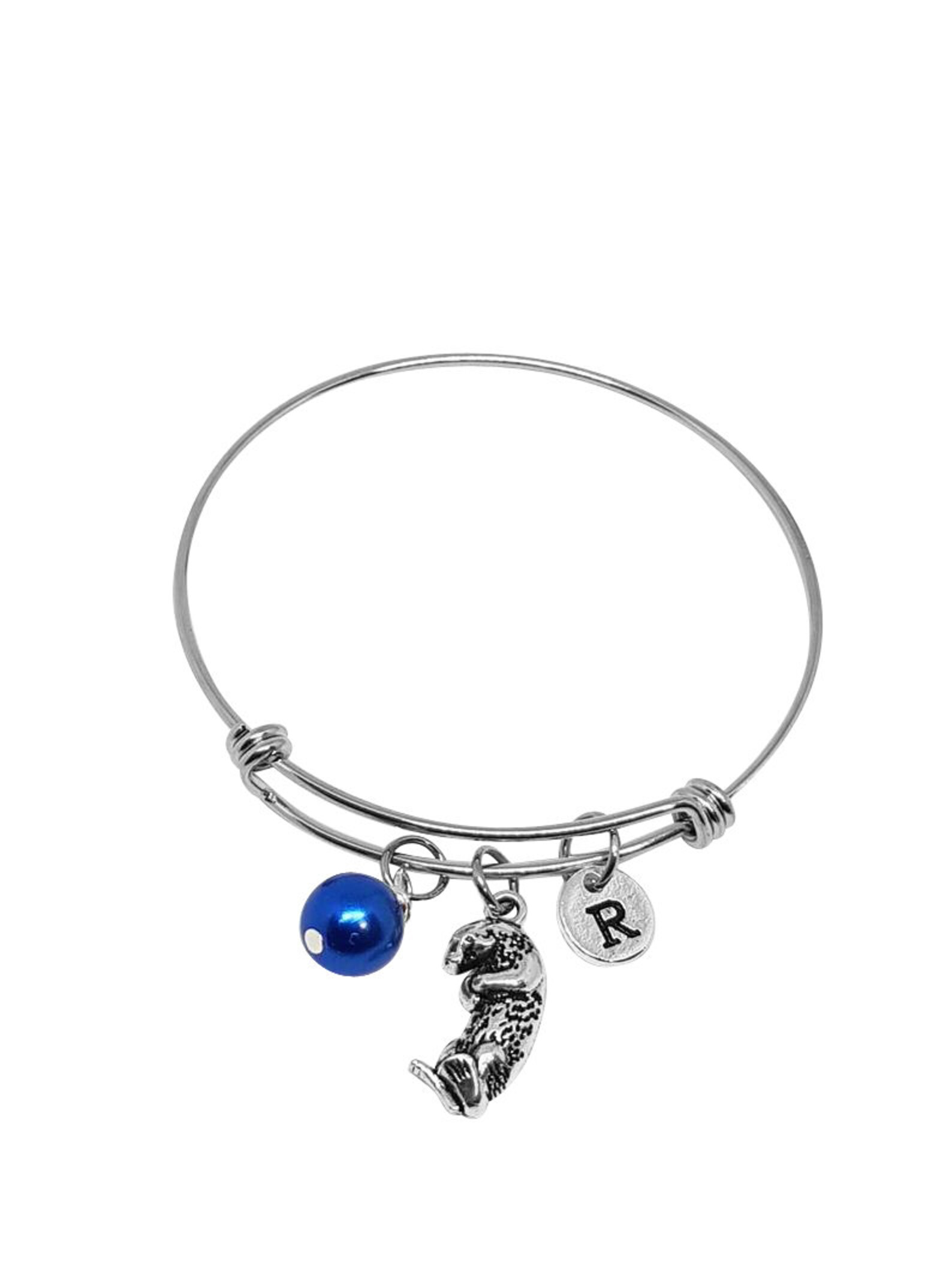 Otter Bangle Otter Bracelet Otter Charm Bracelet Sea Otter Etsy