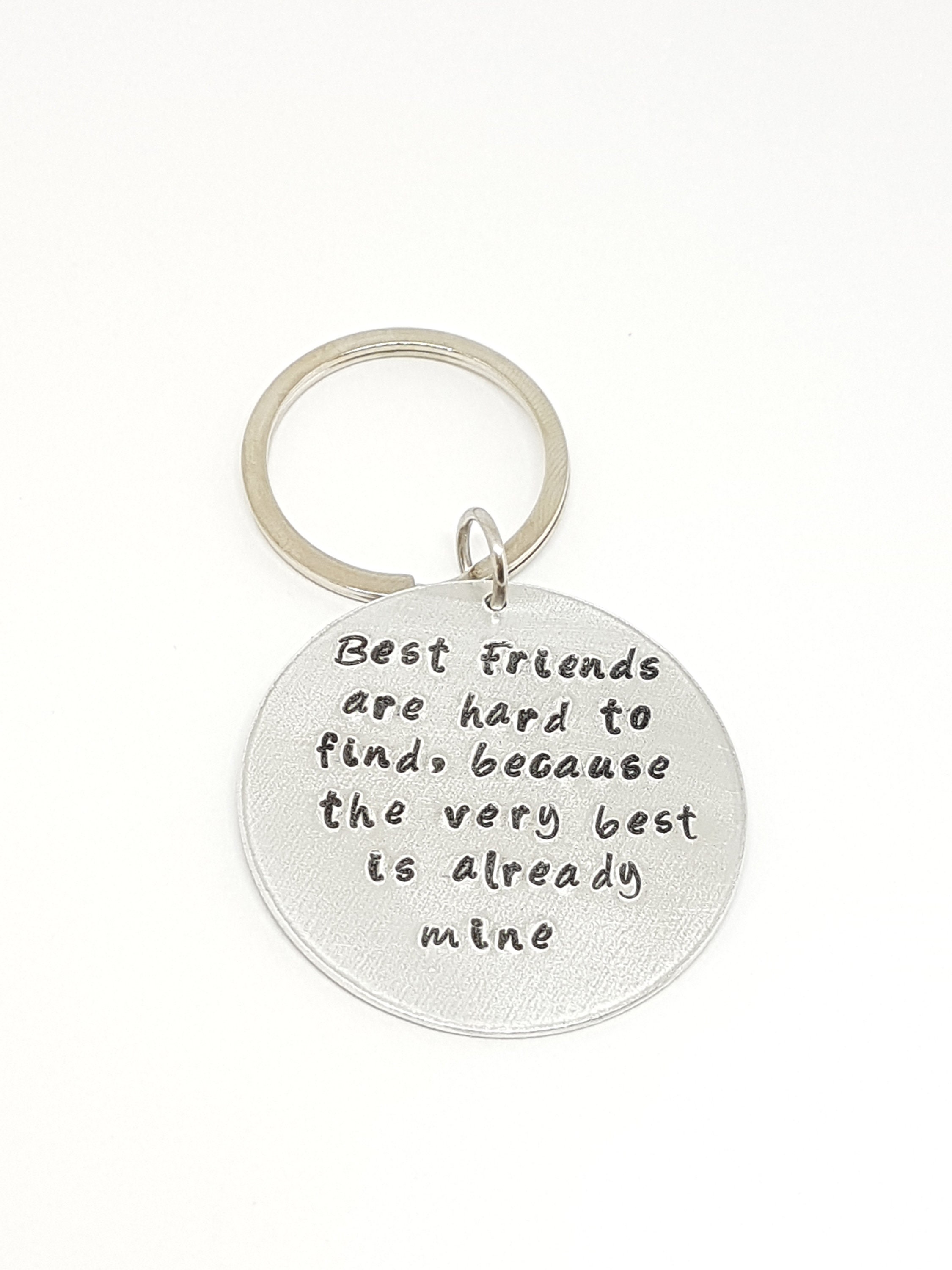 Best Friends Keychain Custom Keyring Aluminium keychain Best Etsy