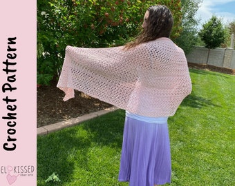 CROCHET PATTERN | Ruby Shawl - Crochet Shawl - Crochet Wrap - Shawl Pattern - Wrap Pattern - Crochet Shawl Pattern, crochet wrap pattern