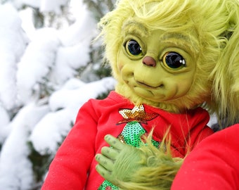 Grinch Baby Dolls Etsy Ireland