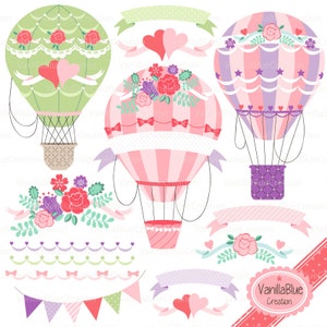 ballon clipart, uitnodiging, aankondiging, bruiloft, save the date, verjaardag